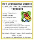 ZÁPIS DO MŠ A DEN OTEVŘENÝCH DVEŘÍ
