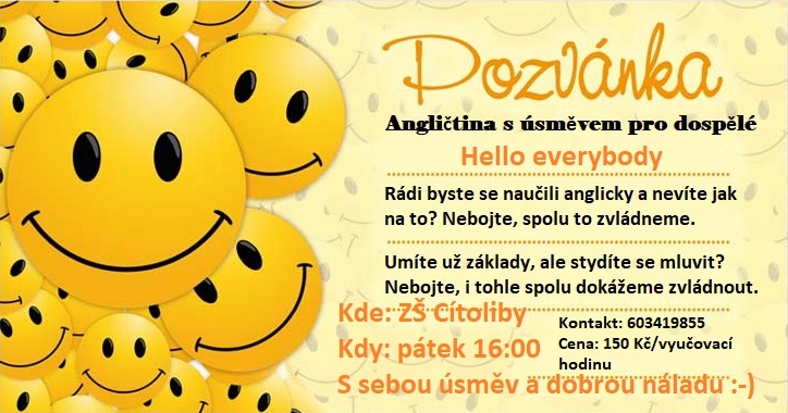 KURZ ANGLIČTINY PRO DOSPĚLÉ.