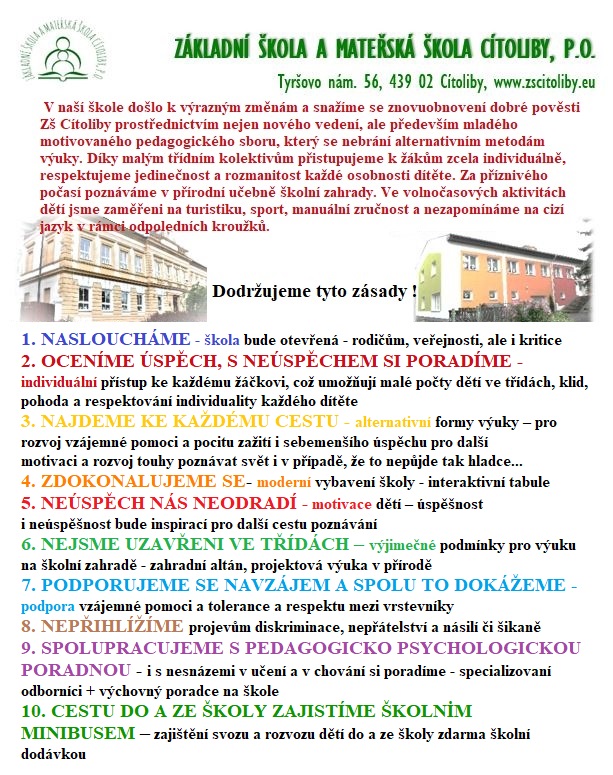 Zápis do Zš pro školní rok 2021 - 2022