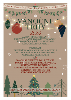 VÁNOČNÍ TRHY 2023